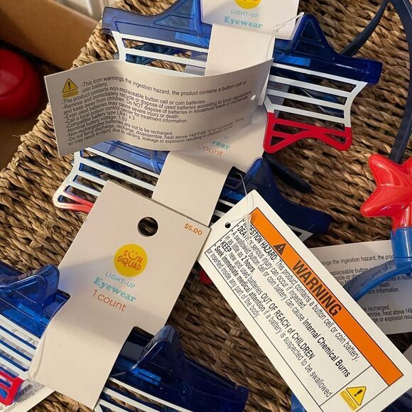 4th of July Party Supplies Light Up Star Headbands Light up Star Glasses Garland - Picture 8 of 12